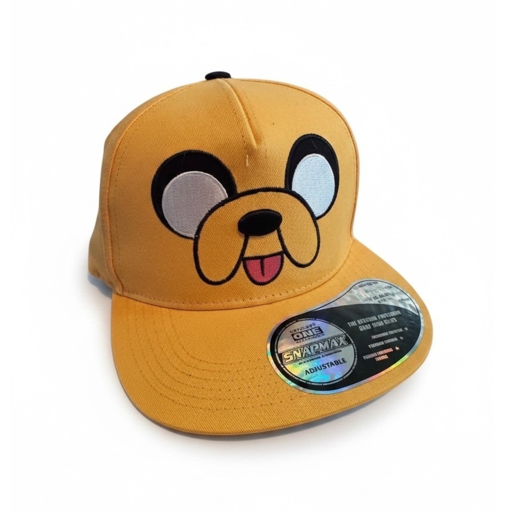 Adventure Time Jake the Dog Yellow Snapback Hat Cartoon Network Concept One NEW